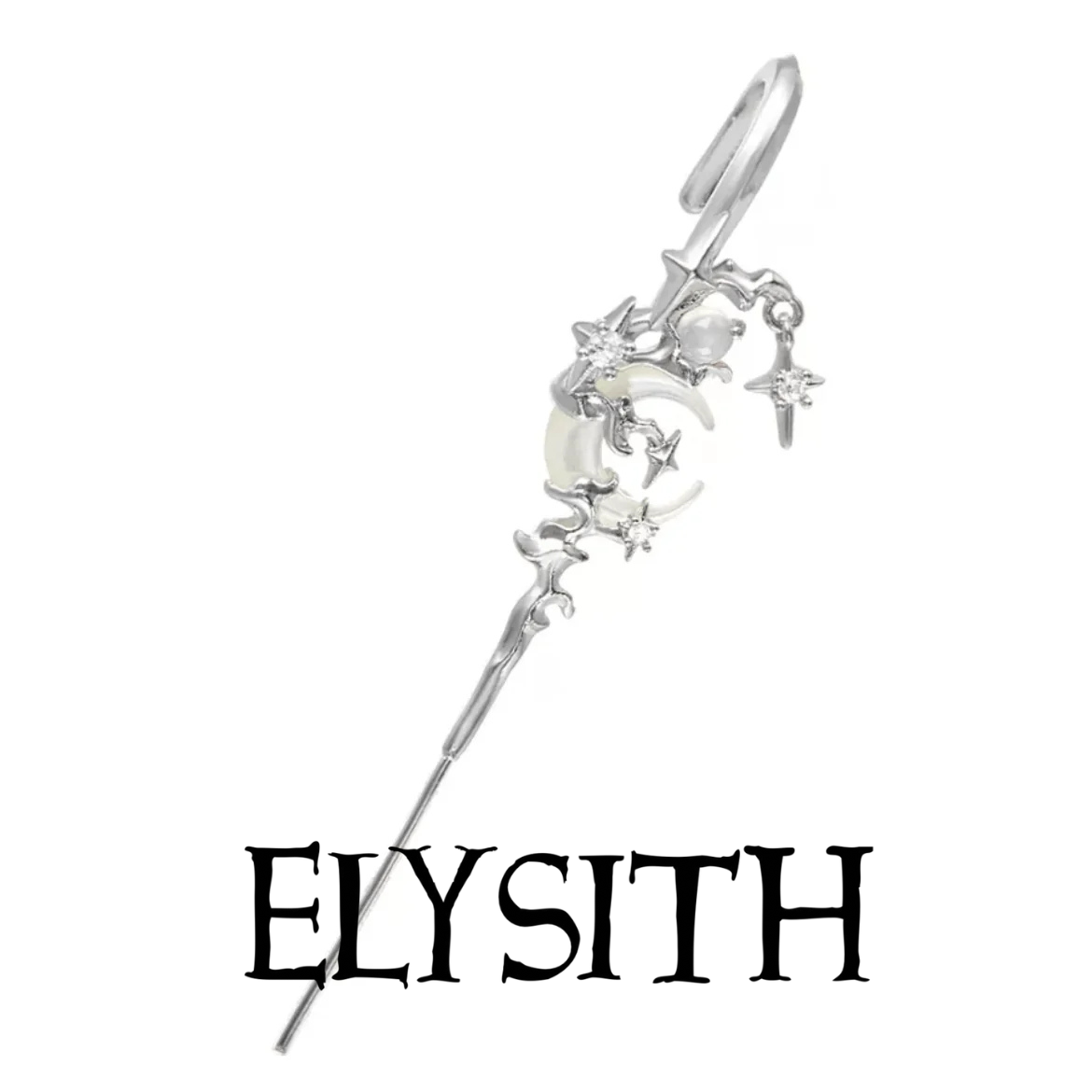 Elysith™Mythische Mondnadel-Ohrringe