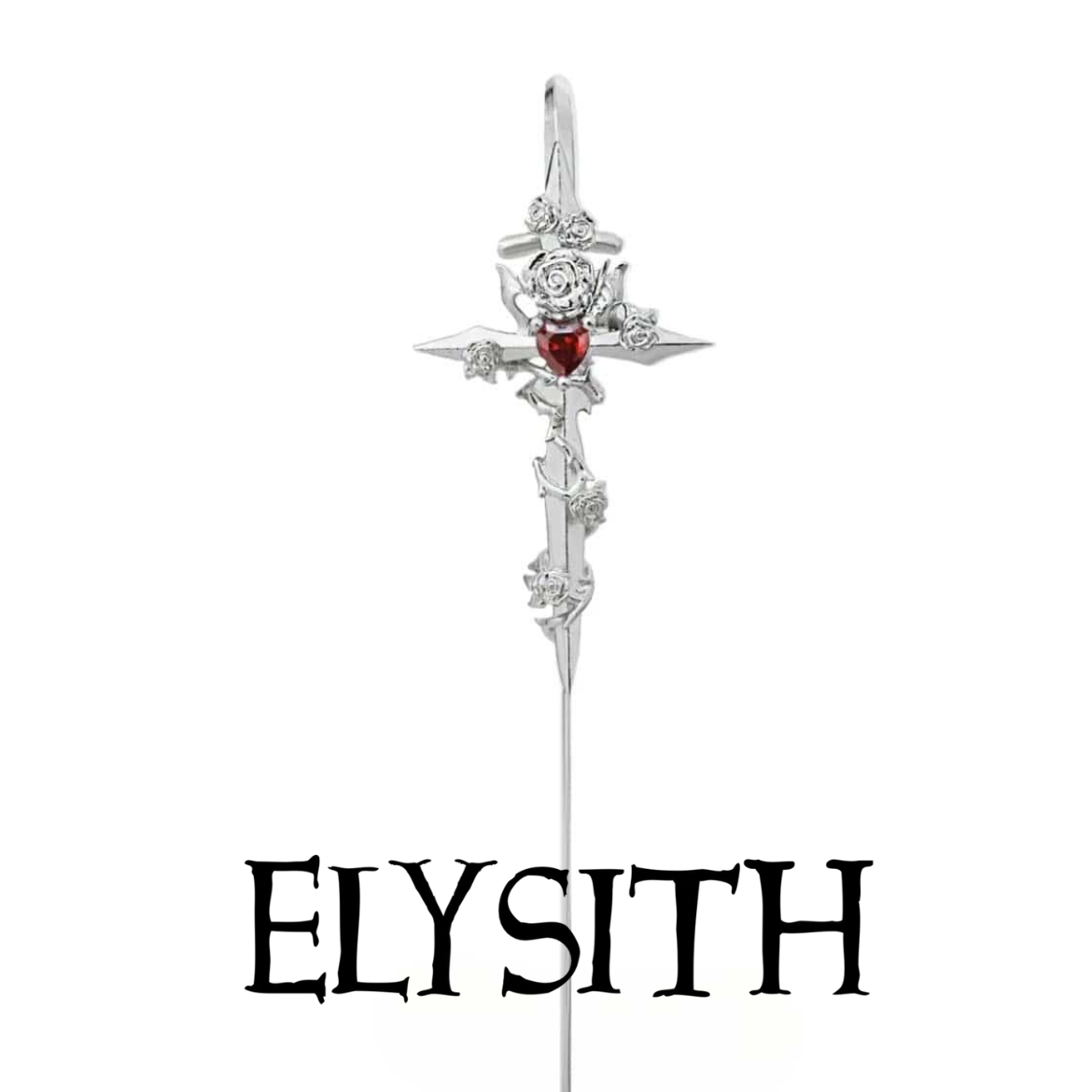 Elysith™ Twilight Rose Needle Earrings